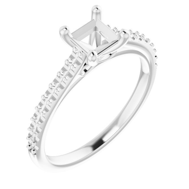 Accented Engagement Ring
