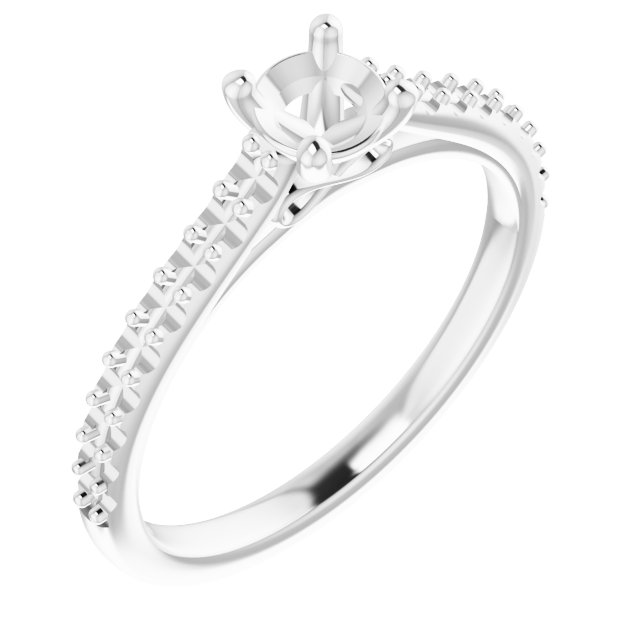 Accented Engagement Ring