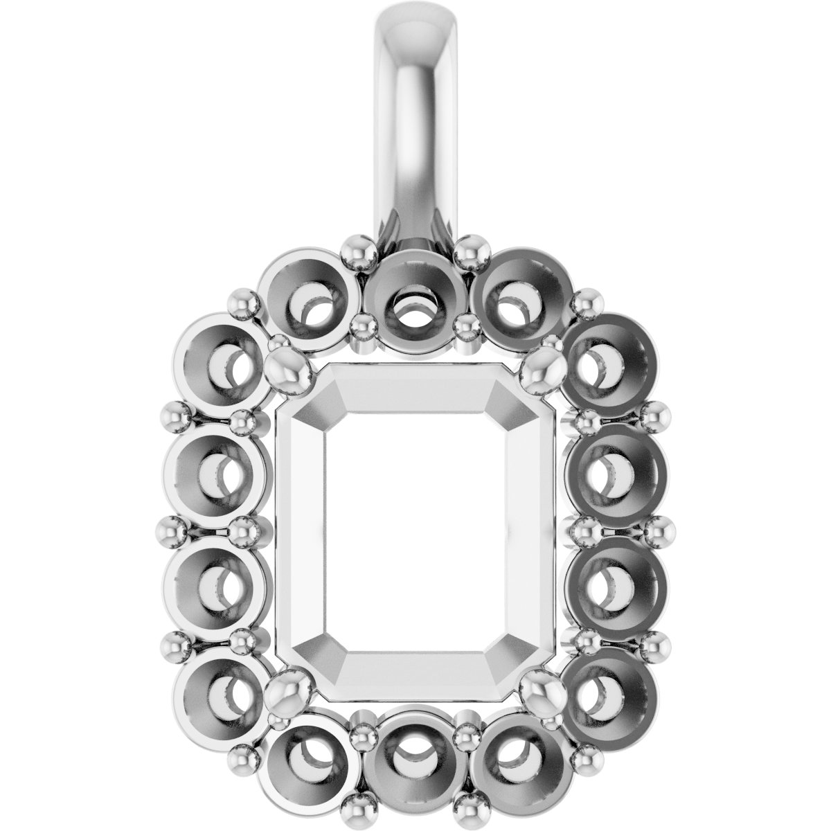 Halo-Style Pendant