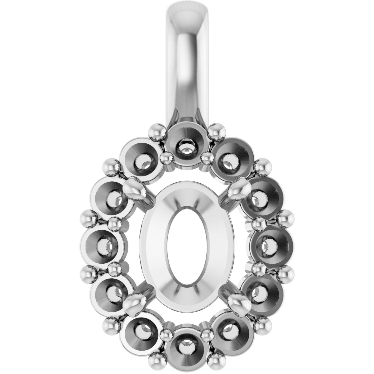 Halo-Style Pendant