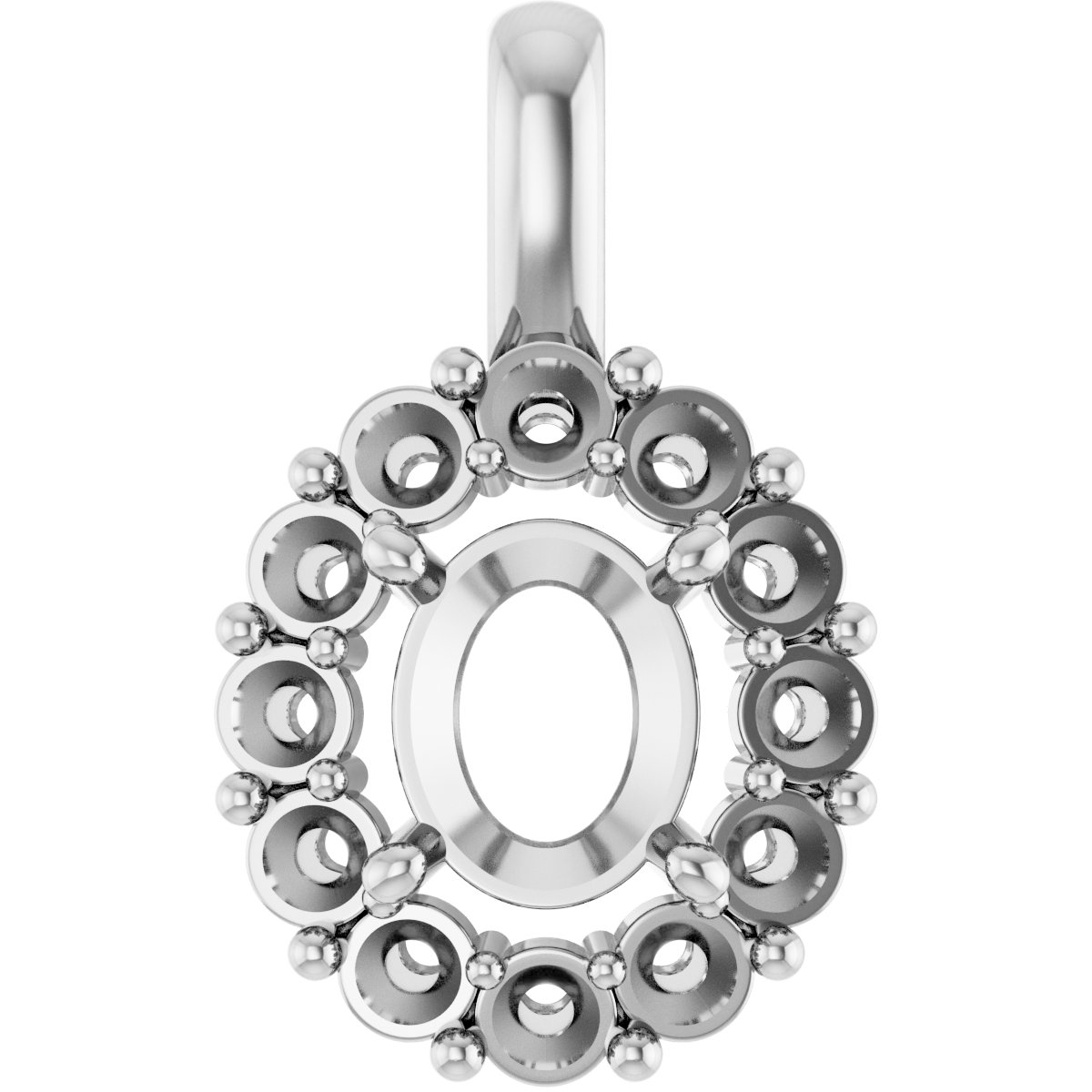 Halo-Style Pendant
