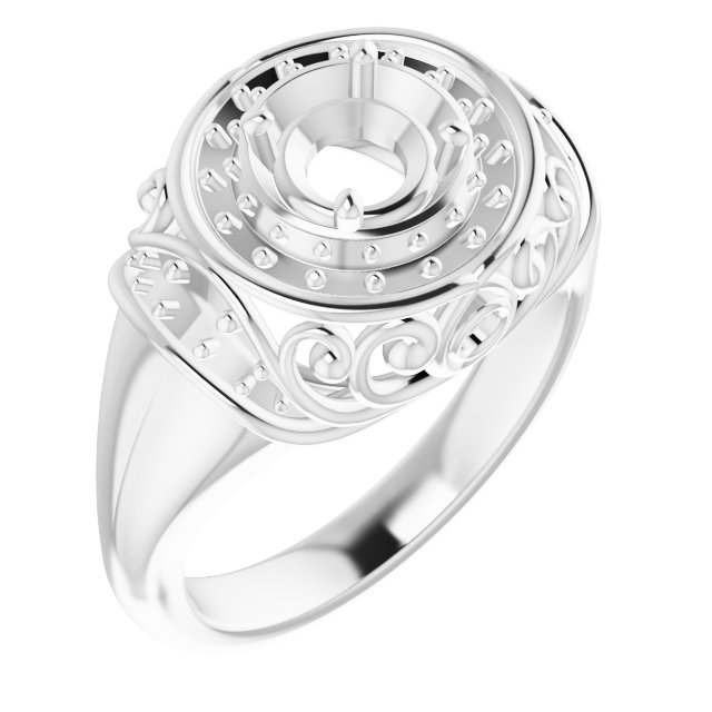 Halo-Style Engagement Ring