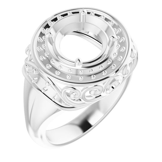 Halo-Style Engagement Ring