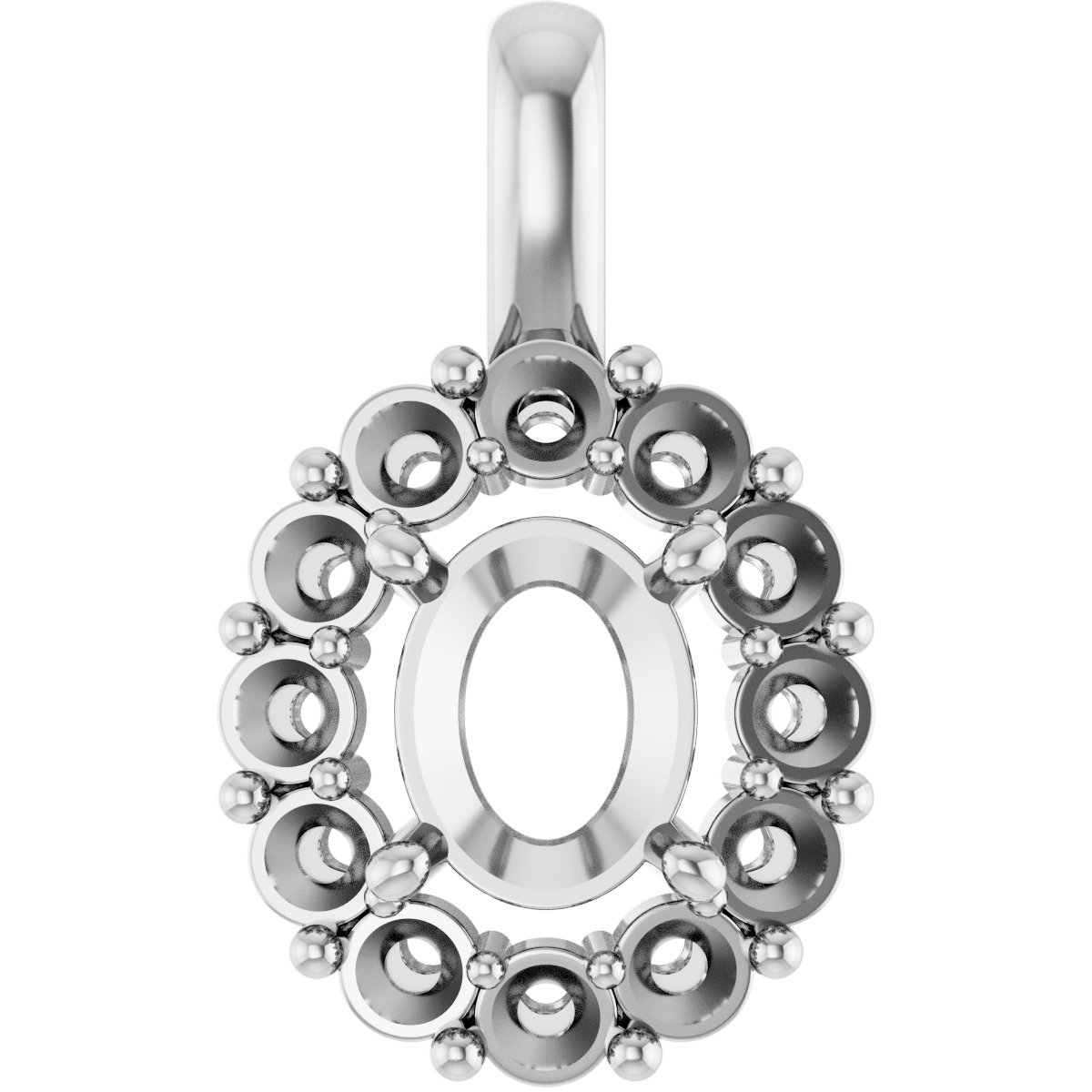 Halo-Style Pendant