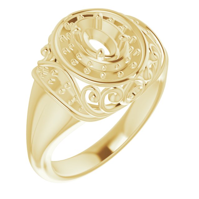 14k Yellow Gold