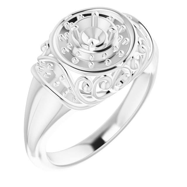 Halo-Style Engagement Ring
