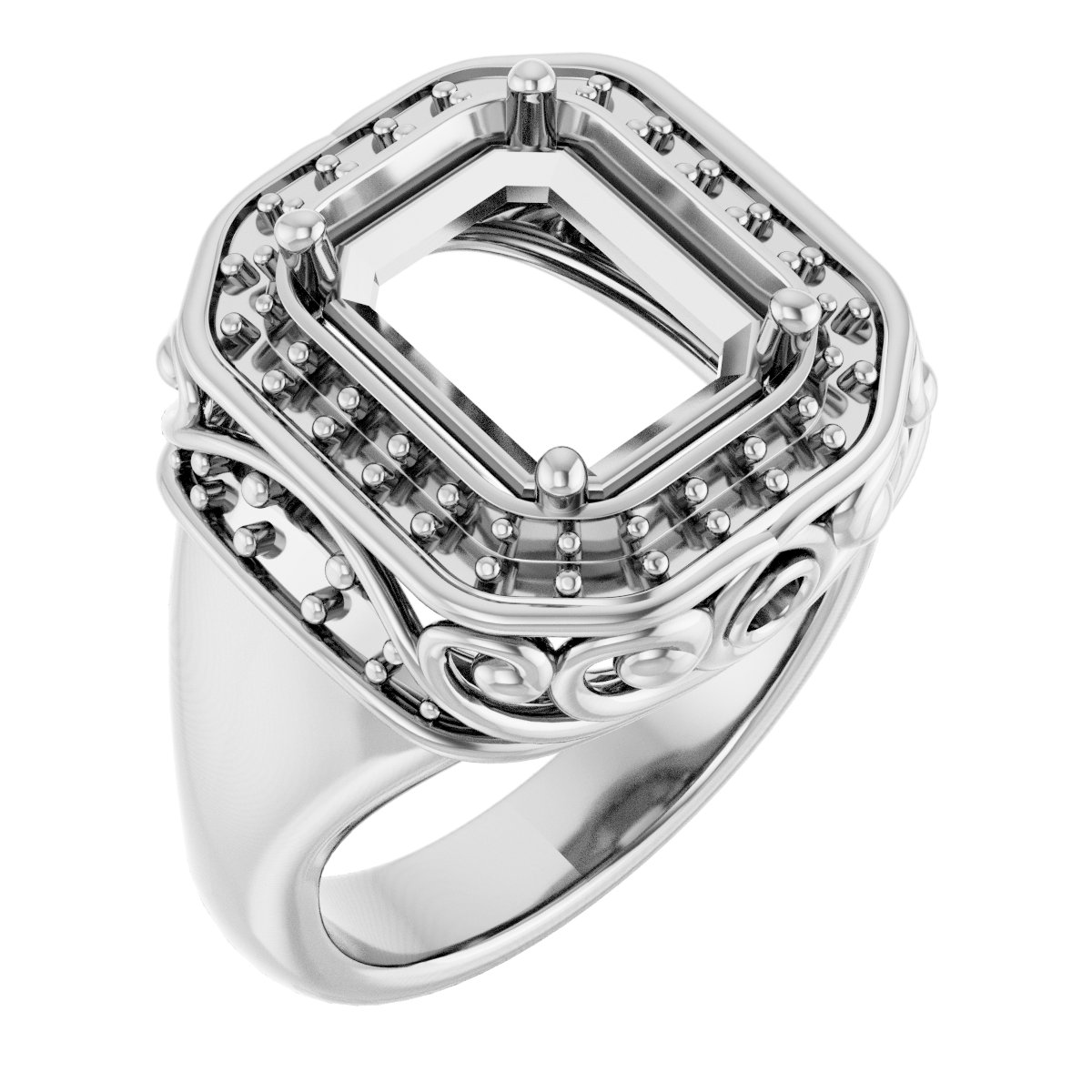 Halo-Style Engagement Ring