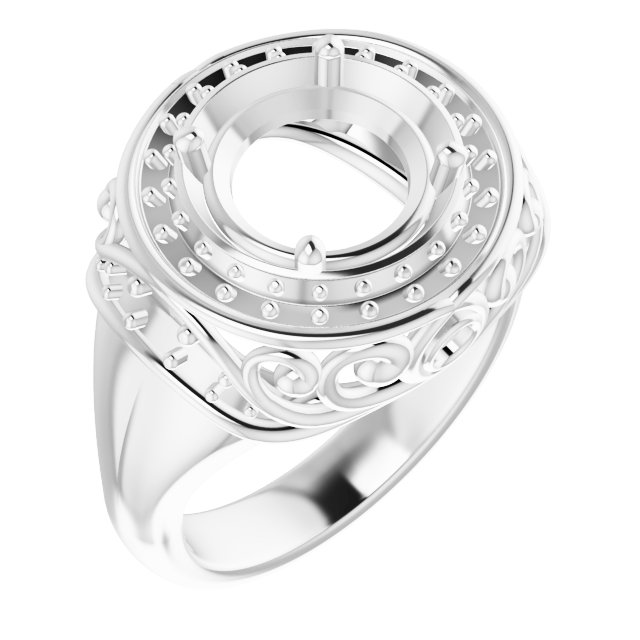 Halo-Style Engagement Ring