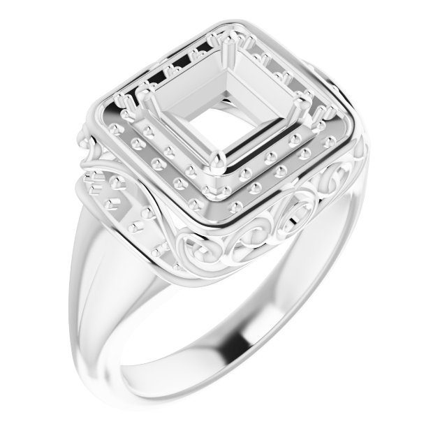 Halo-Style Engagement Ring
