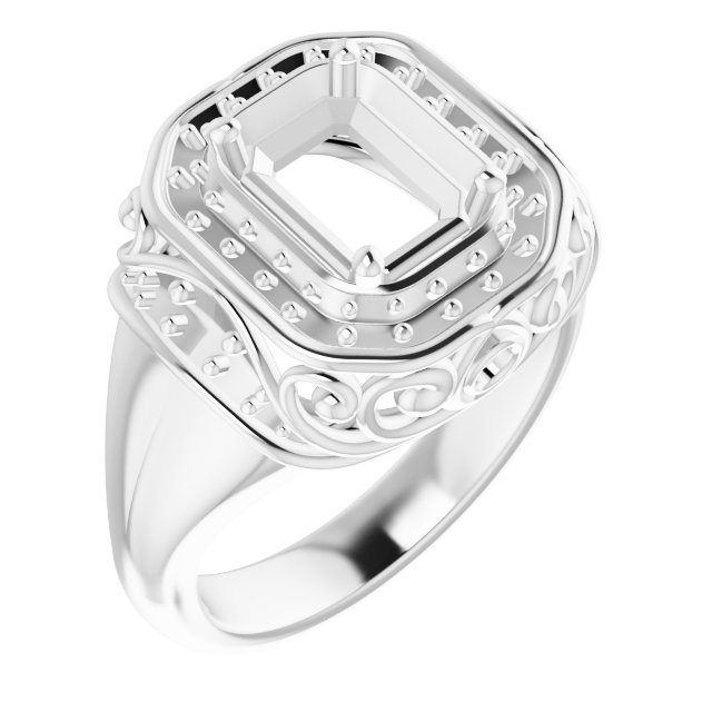 Halo-Style Engagement Ring
