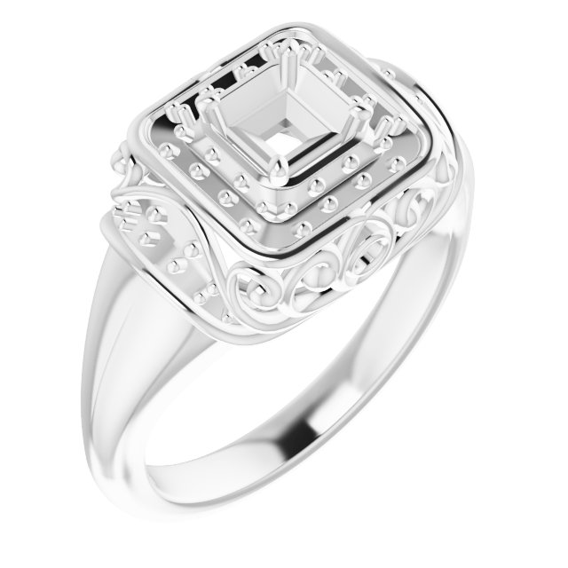 Halo-Style Engagement Ring