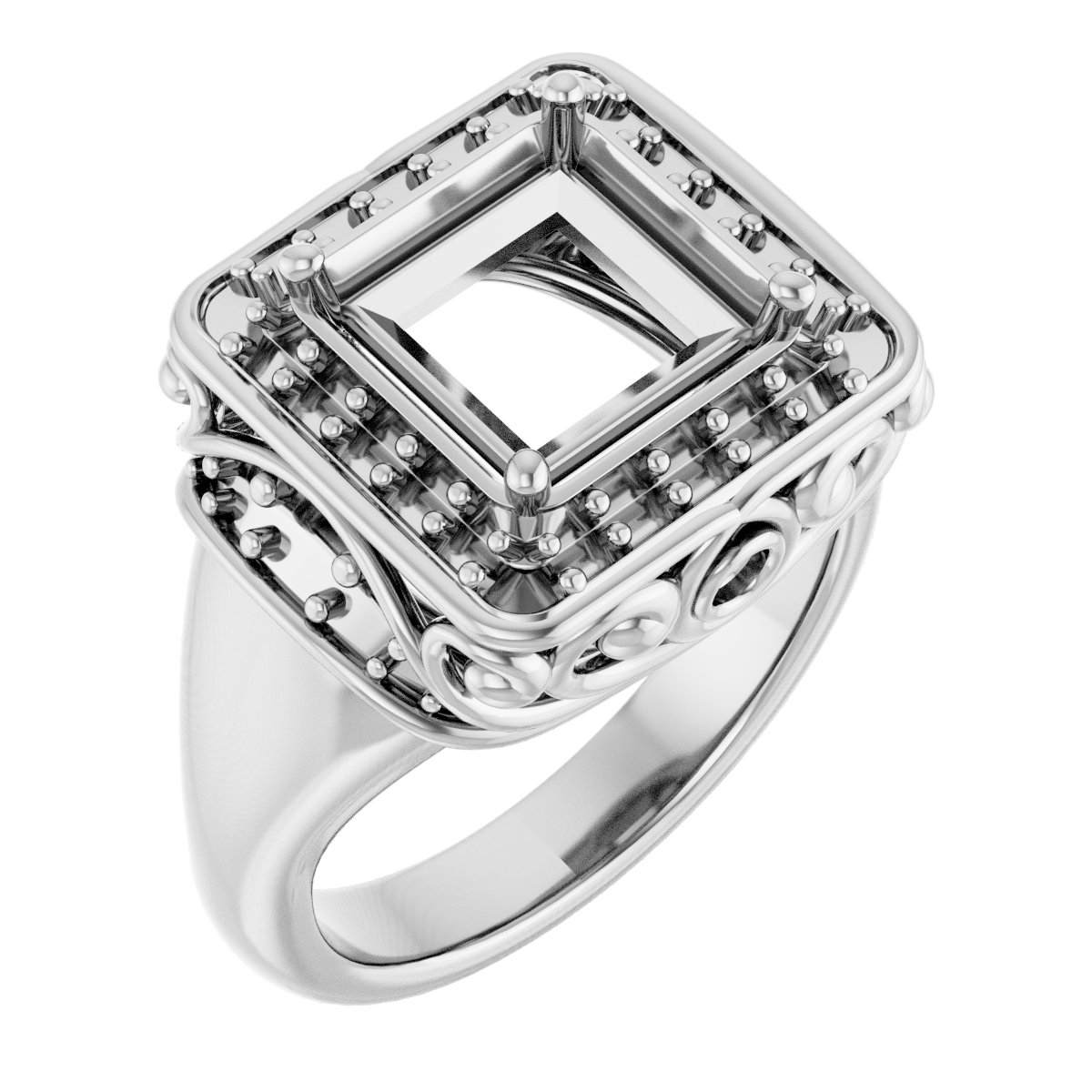 Halo-Style Engagement Ring