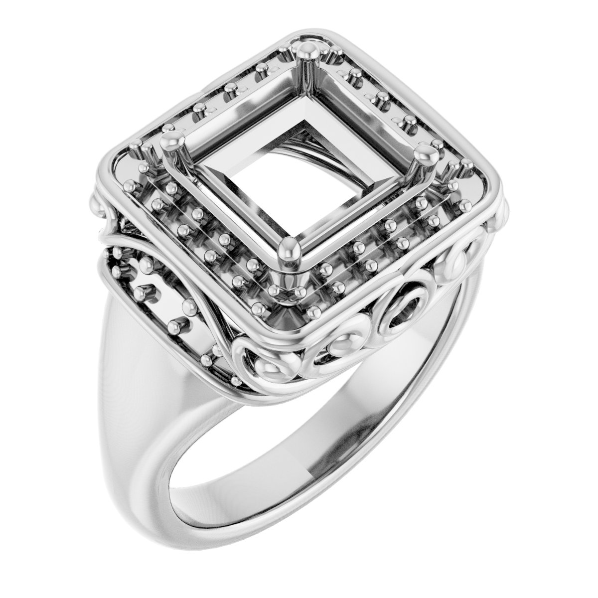 Halo-Style Engagement Ring