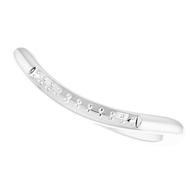 Band Mounting for 8x6 mm Pear Ring view 5