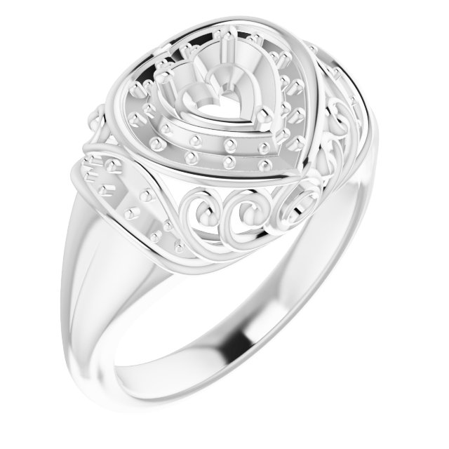 14k White Gold