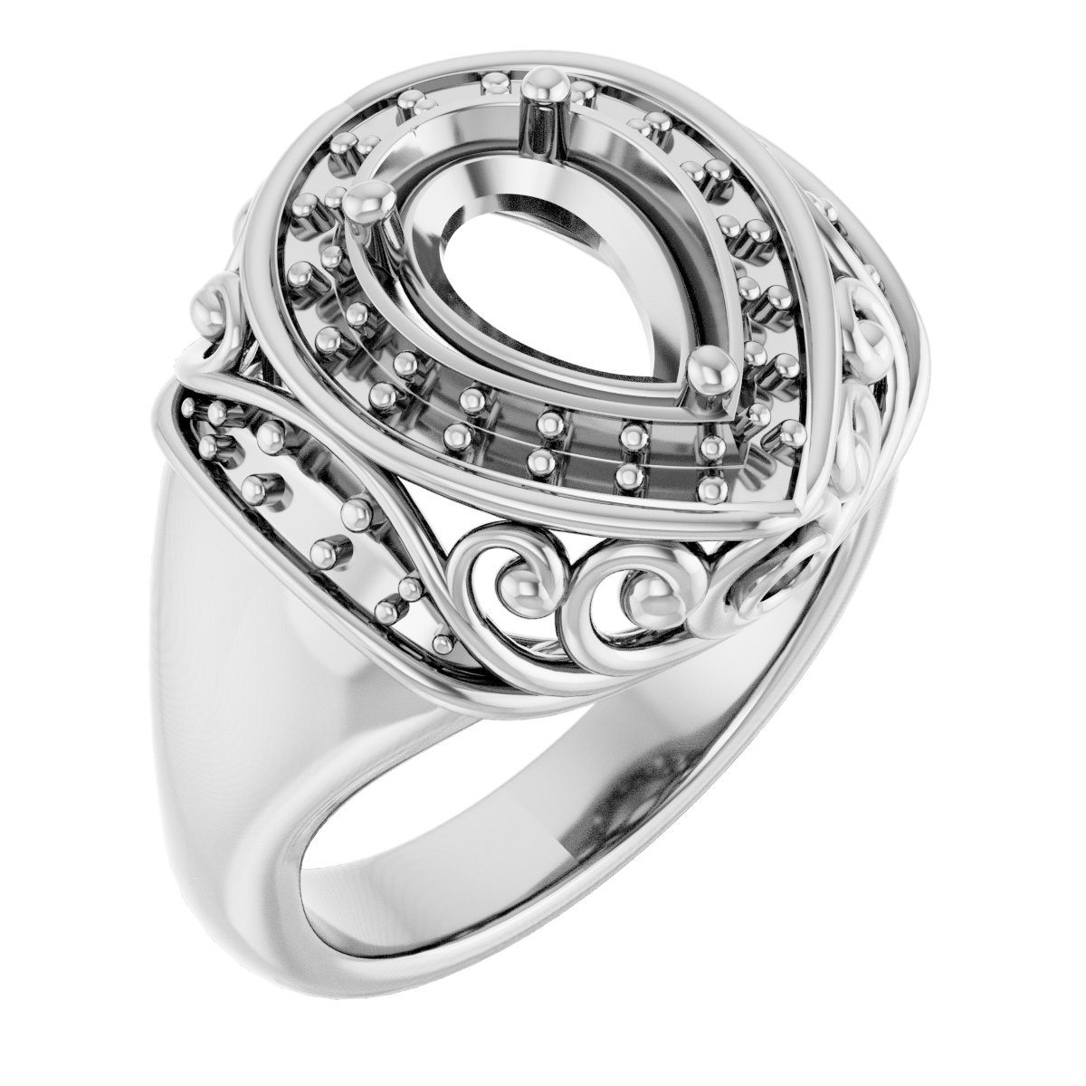 Halo-Style Engagement Ring