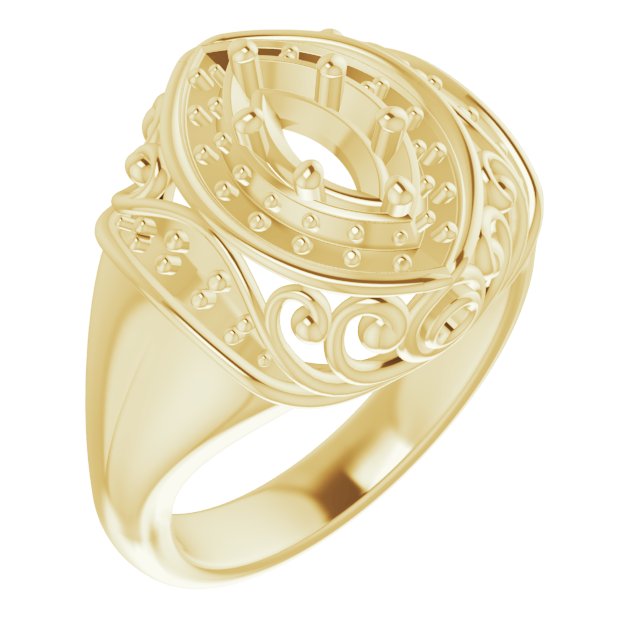 14k Yellow Gold