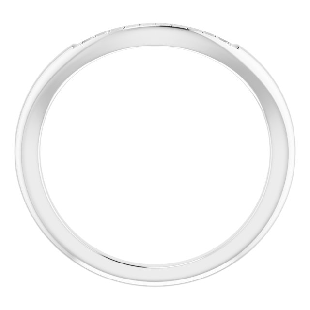Band Mounting for 8x6 mm Pear Ring view 2