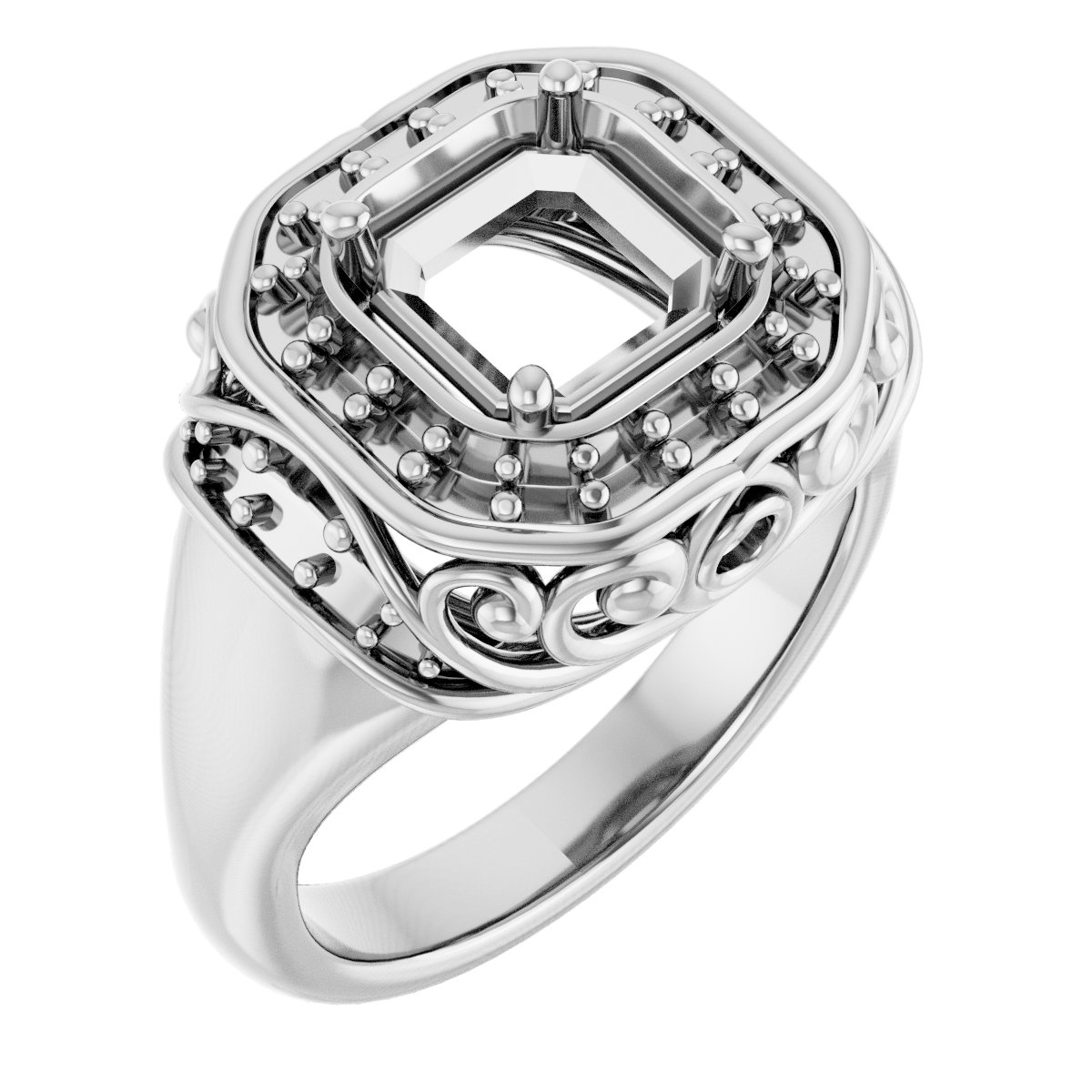 Halo-Style Engagement Ring