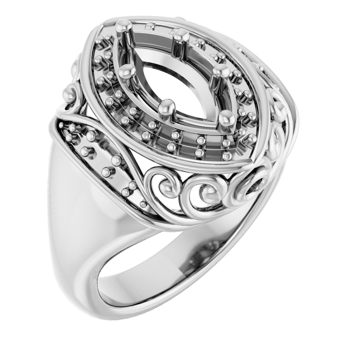 Halo-Style Engagement Ring