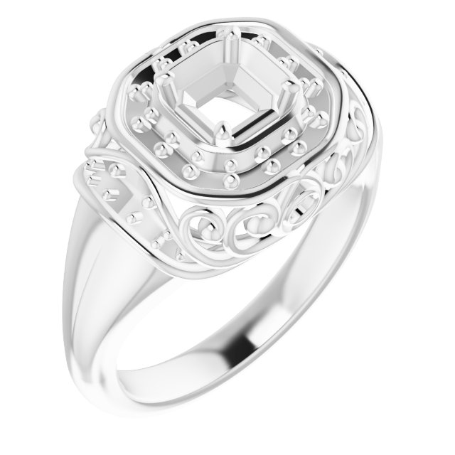 Halo-Style Engagement Ring