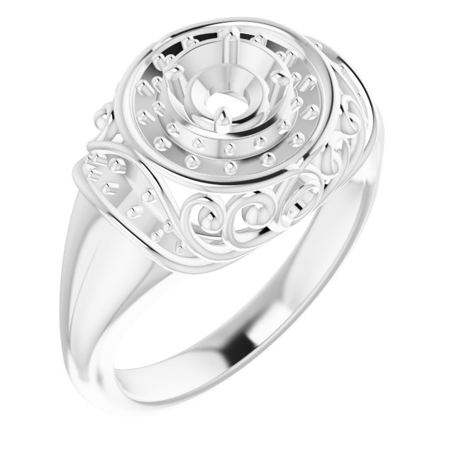 Halo-Style Engagement Ring