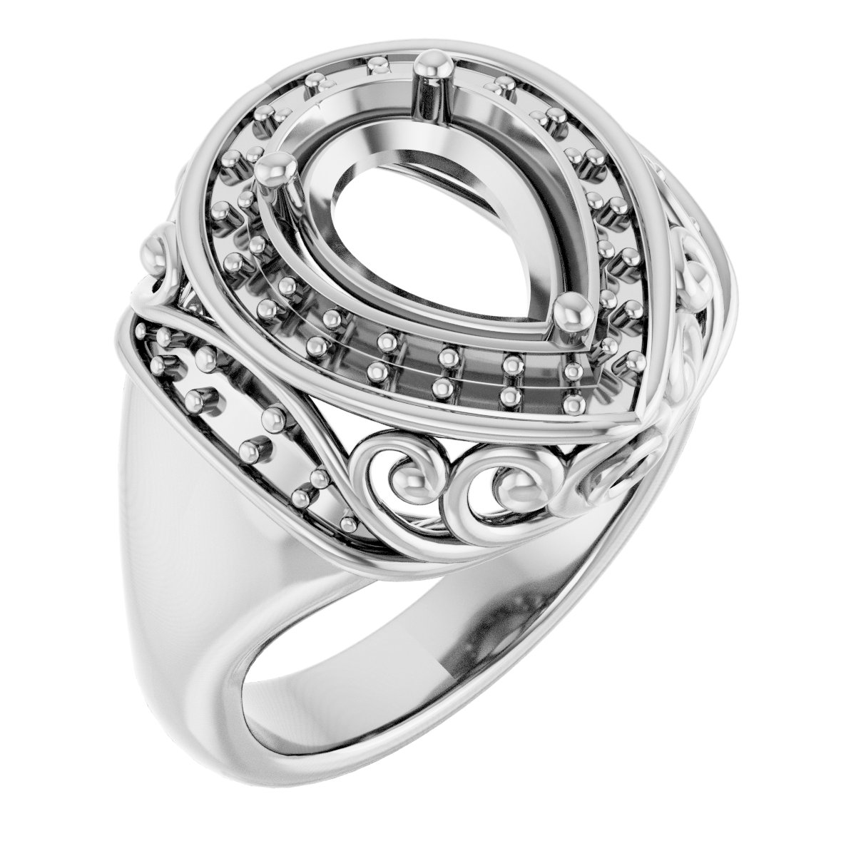 Halo-Style Engagement Ring