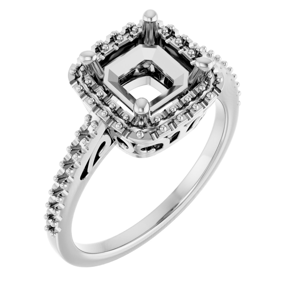Halo-Style Ring