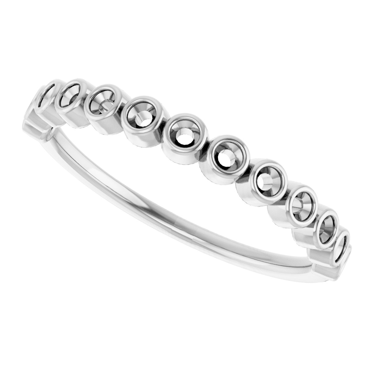 14K White 1/5 CTW Lab-Grown Diamond Anniversary Band