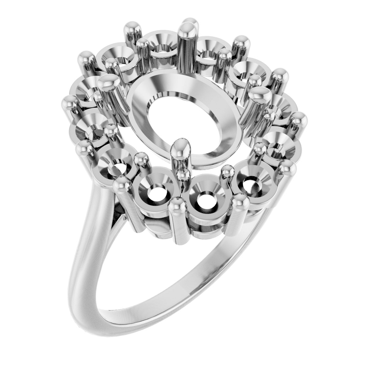 Halo-Style Ring