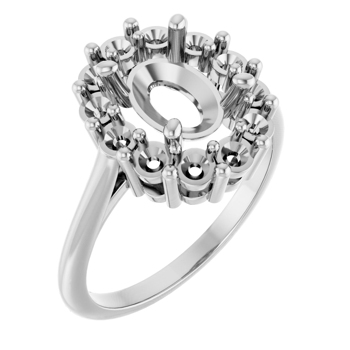 Halo-Style Ring