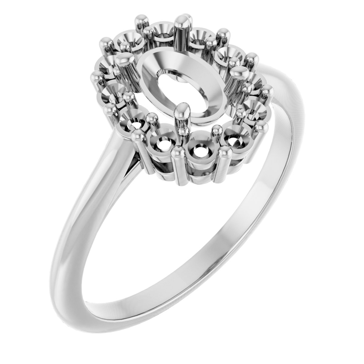 Halo-Style Ring