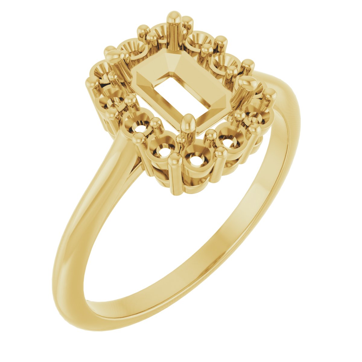 Halo-Style Ring