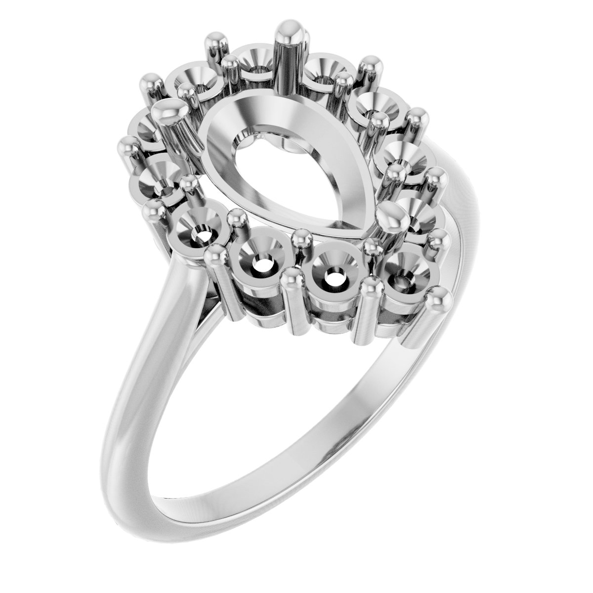 Halo-Style Ring