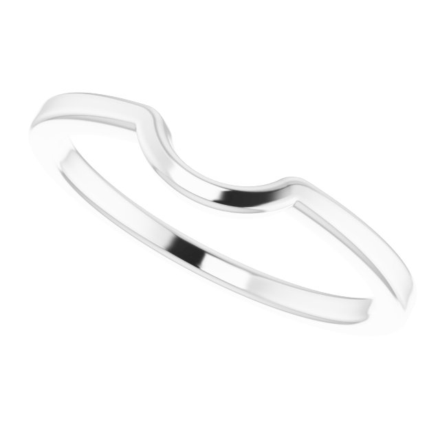 14K White Matching Band-5
