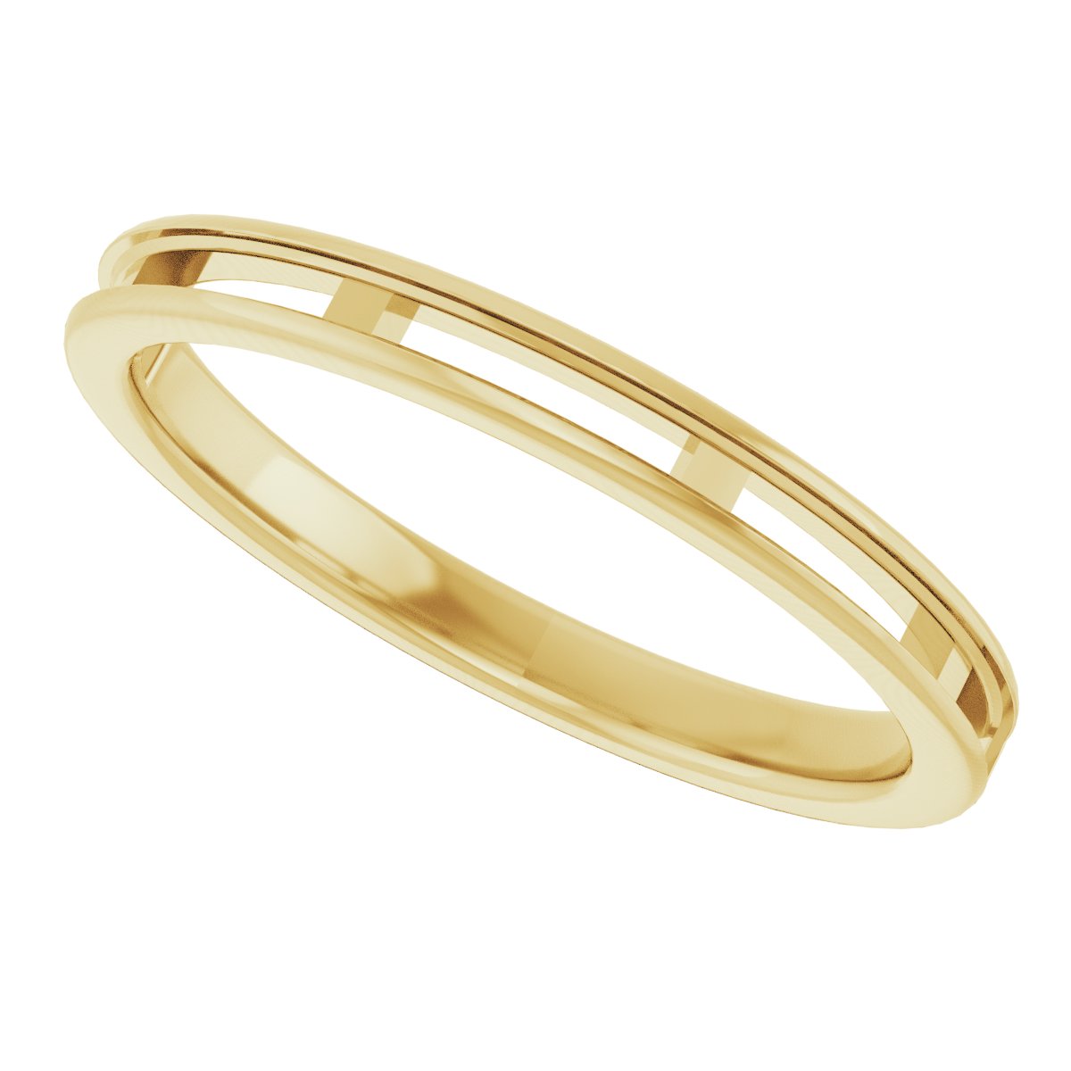 14K Yellow 1/5 CTW Diamond Anniversary Band