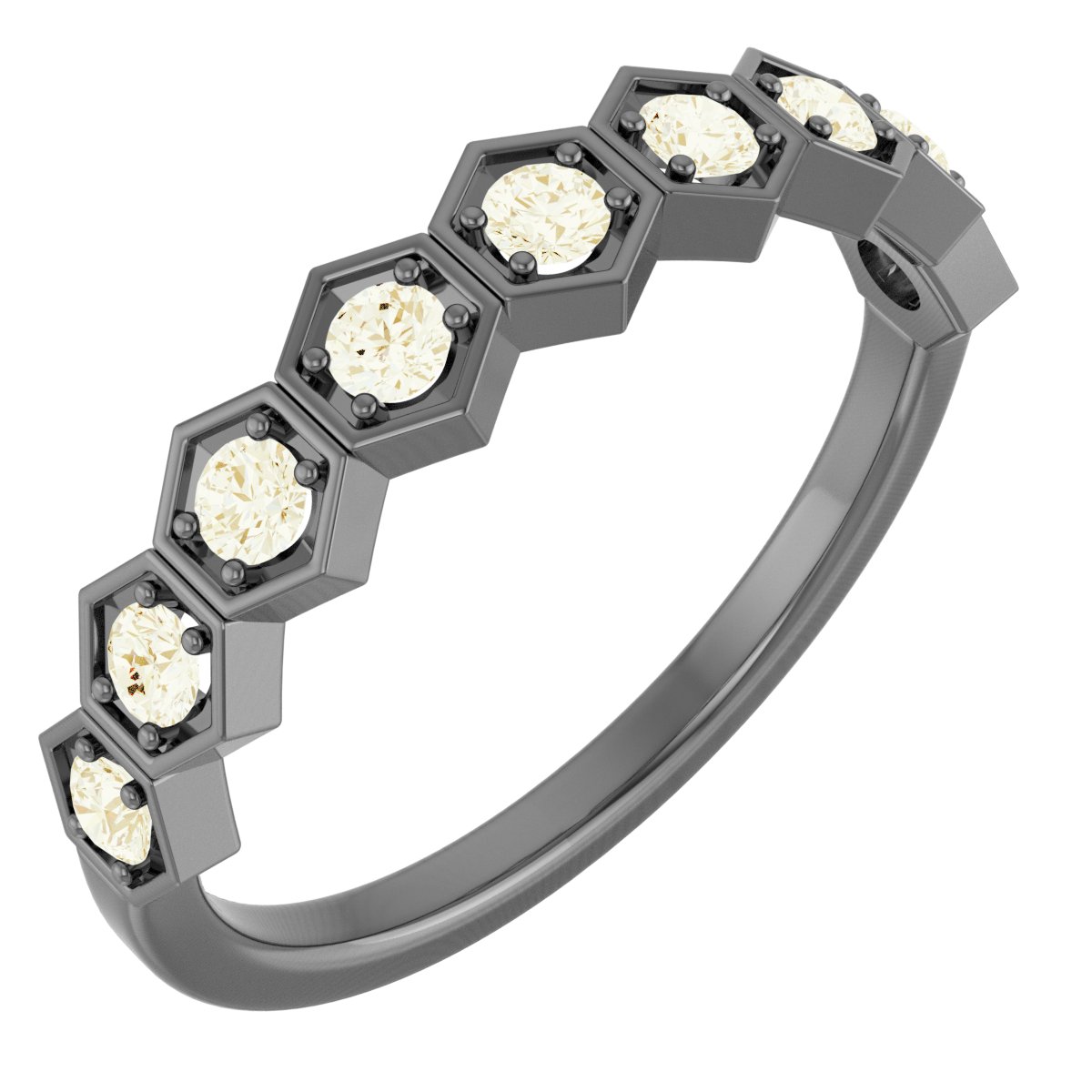 14K Yellow 1/3 CTW Natural Diamond Stackable Ring