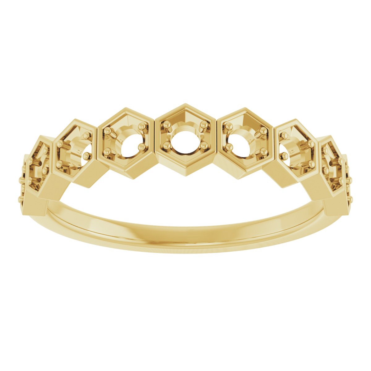 14K Yellow 1/3 CTW Natural Diamond Stackable Ring