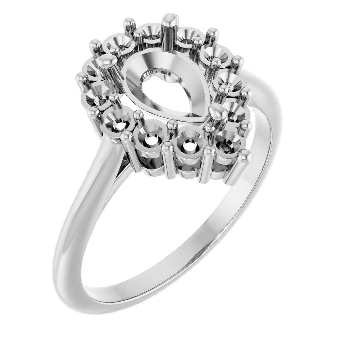 Halo-Style Ring