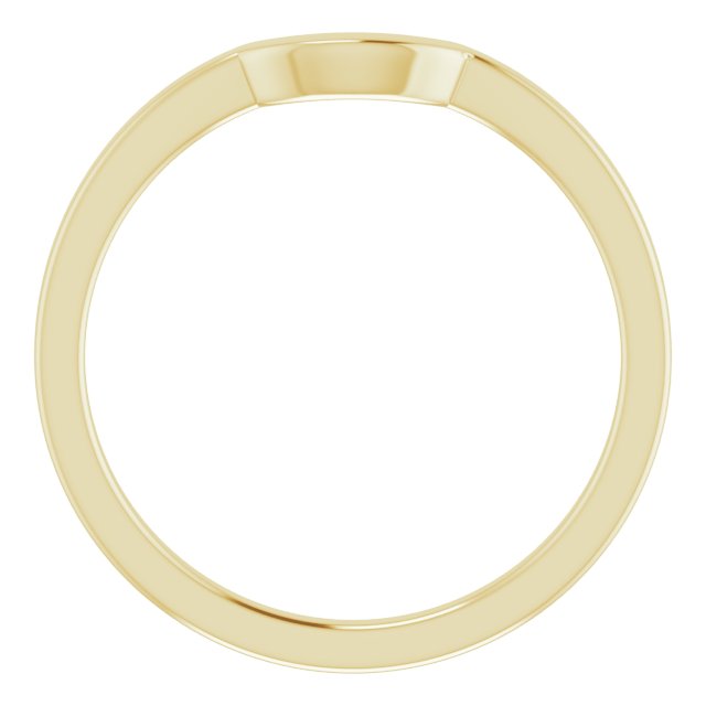 14K Yellow Gold Matching Band