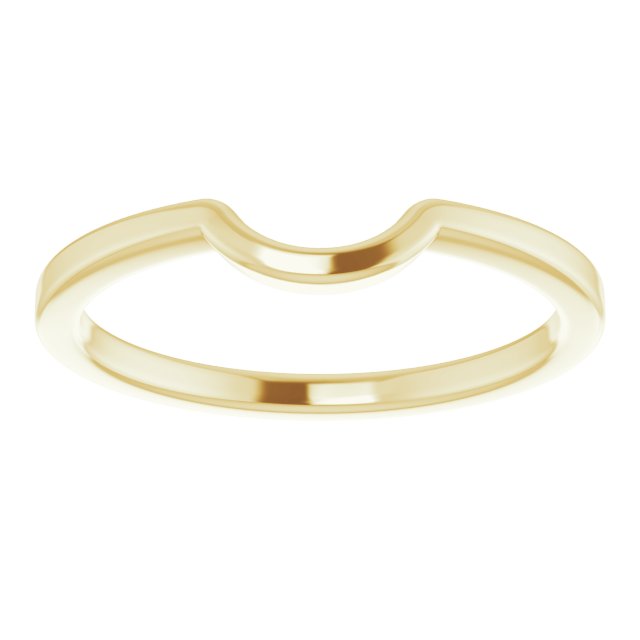 14K Yellow Gold Matching Band