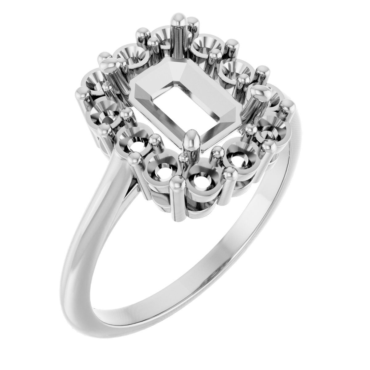 Halo-Style Ring