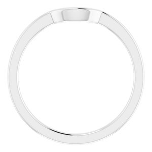 Platinum Matching Band for 6.5 mm Round Ring