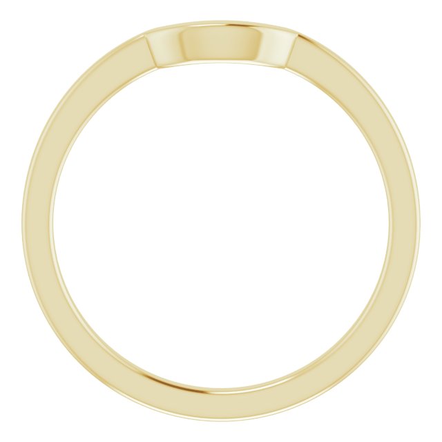 14K Yellow Gold Matching Band