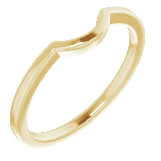 14K Yellow Gold Matching Band