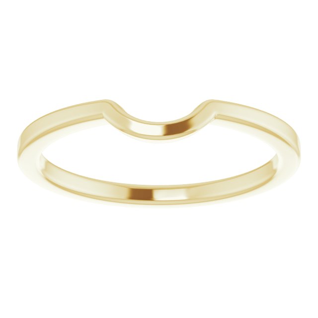 14K Yellow Gold Matching Band