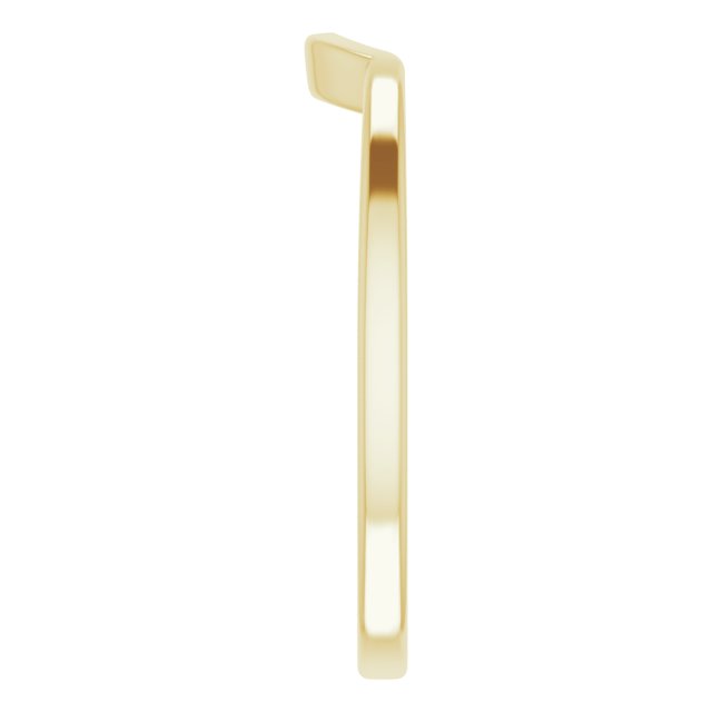 14K Yellow Gold Matching Band