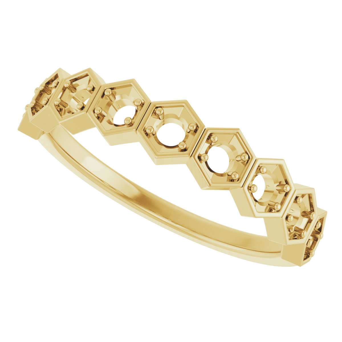 14K Yellow 1/3 CTW Natural Diamond Stackable Ring