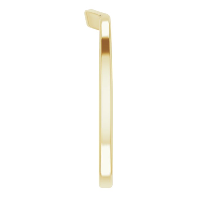 14K Yellow Gold Matching Band