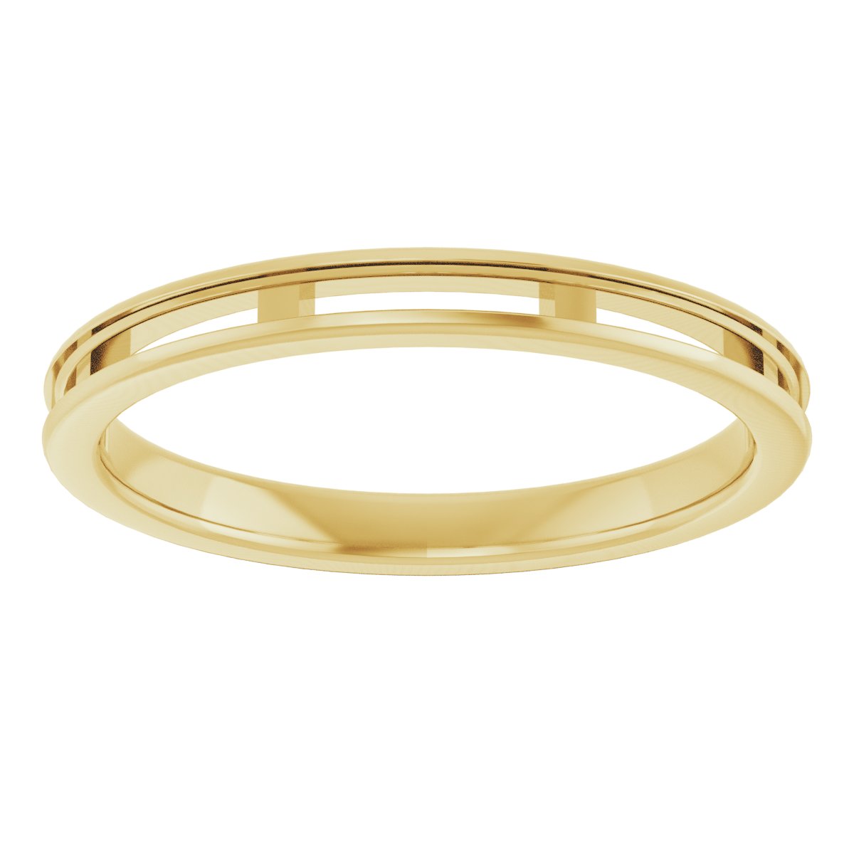 14K Yellow 1/5 CTW Diamond Anniversary Band